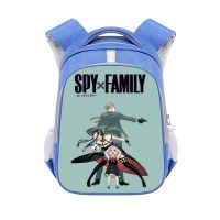 【Hot Sale】 Spy play house student school bag polyester blue childrens backpack large capacity lightening reflective strip