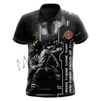 3D Print Fashion Mens Leisure Polo Shirt Firefighter Colorful Unisex Gool Hipsters Streetwears T-shirts Beach Short Tops S-495