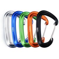 12KN D Buckle Climbing Lock Safety Lock Hook Outdoor Hiking Mountaineering Professional Carabiner Buckle Hook Accessory Dropship