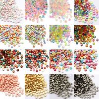 【CW】 45 Flat Round Beads A-Z Mixed Alphabet Loose Necklace Jewelry Making 4x7mm