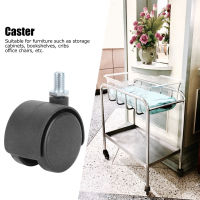 4Pcs 1.5in Casters 360 องศาหมุนได้ล้อพลาสติกสากลสำหรับเก้าอี้ตู้