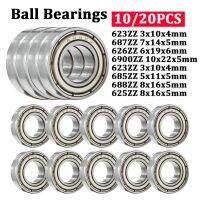 【CW】 10/20pcs Bearings Deep Groove Miniature Skateboard Printers 688ZZ 608ZZ 623ZZ 625ZZ 685ZZ