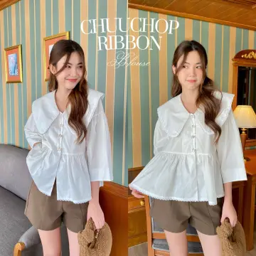 Women Blouse Ribbon ราคาถูก ซื้อออนไลน์ที่ - ธ.ค. 2023 | Lazada.co.th