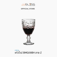 JJGLASS - กล่องละ 6 ใบ  แก้วไวน์ แก้วแชมเปญ แก้วคริสตัล แก้วเจียรไน แก้วมีลวดลาย แก้วมีก้าน ความสูง 17 ซม. (079018)