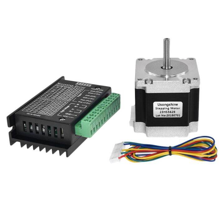 Nema 23 23HS5628 Stepper Motor 57 Motor 2.8A With TB6600 Stepper Motor ...