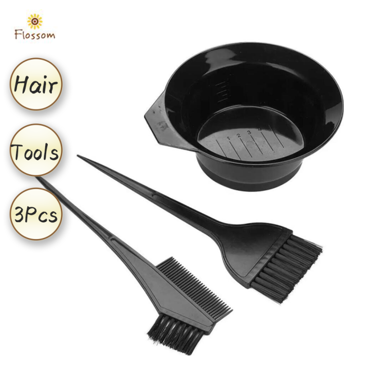 Hair Color Tools Mixing Bowl And Hair Dye Brush With Comb With Brush