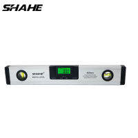 SHAHE Digital Angle Finder Inclinometer ไม้โปรแทรกเตอร์ระดับอิเล็กทรอนิกส์360องศาพร้อมไม่มีเลเซอร์ Digital Spirit Level 400 Mm