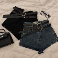 【hot】 Shorts Denim All-match Hot Sale Waist Leisure Ulzzang Ladies Streetwear Classic