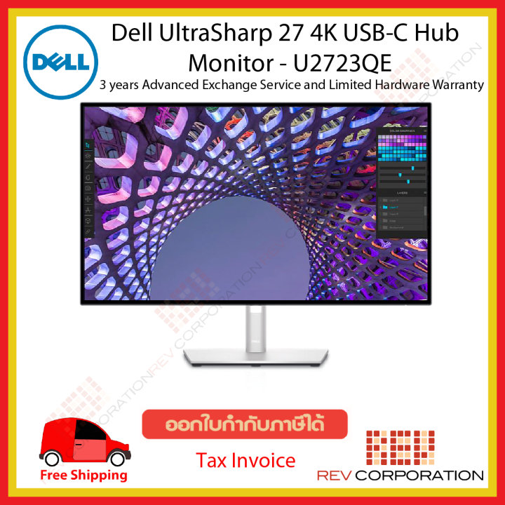 U2723QE Dell UltraSharp 27 U2723QE 4K 3840 X 2160 At 60 Hz USB-C Hub ...