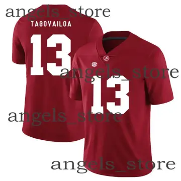 Custom Alabama Crimson Tide Football Stitched Jersey 13 Tua