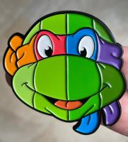 hot【DT】 Cartoon Turtle Face Enamel Pin Anime Badge Brooch for Jewelry Accessory Gifts  Fans