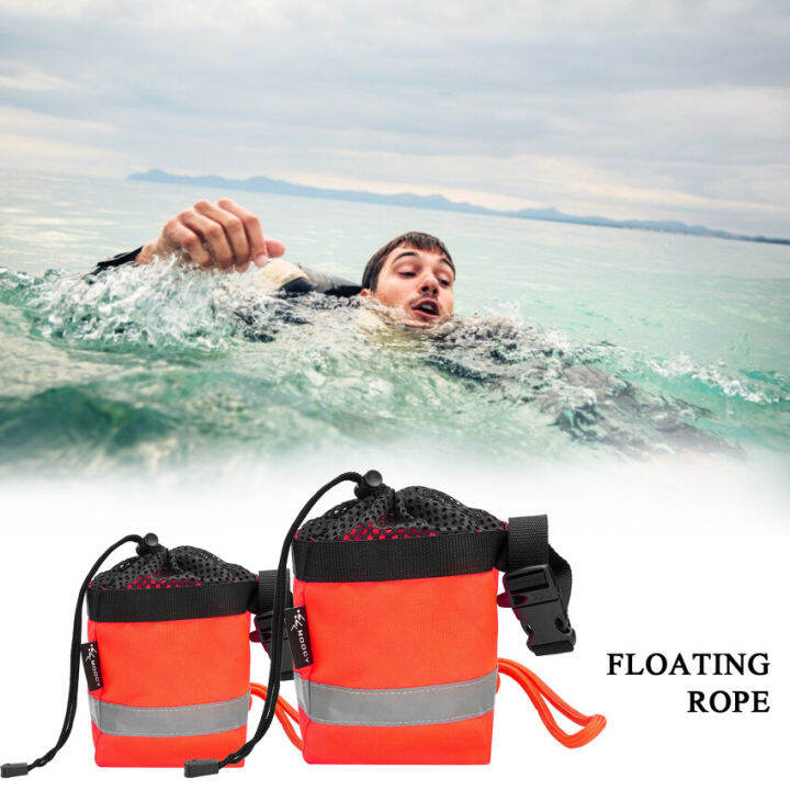 16/21/31m 8mm Reflective Buoyant Life Line Rescue Throw Rope Bag ...