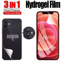 （ATG）3-IN-1 ProtectiveFilm สำหรับ iPhone 12ProScreen ProtectorLens Glass For12 Mini Pro Max