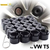 20Pcs Wheel Nut Bolt Head Covers Caps 19mm Black + Tool For VW Transporter T5 T6 2003 2004 2005 2006 2007 2008-2020 Car Styling