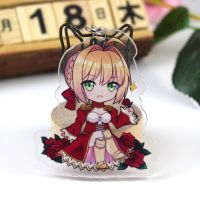 Fate Stay Night อะนิเมะพวงกุญแจจี้ Saber Joan Of Arc Action Figure DIY คอสเพลย์ Key Ring Collection ของเล่น