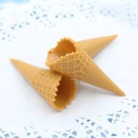 10Pcs Fake Ice Cream Cone Model Simulation Cake Artificial Food for Dessert Shop Window Display Props Party Decor Kids Toy