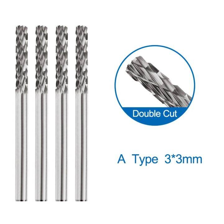 xcan-10pcs-3mm-shank-double-cut-tungsten-carbide-rotary-burr-sets-for-dremel-rotary-tools-rotary-file