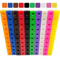 100Pcs คณิตศาสตร์การเชื่อมโยงก้อน3D ปริศนา Numberblocks Interlocking Multilink การนับบล็อกเกมซ้อนของเล่นเพื่อการศึกษา