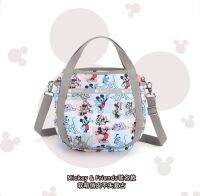 Lesportsac เพลงบทกวีสีดำรุ่นอัพเกรดแฟชั่นพิมพ์สนุกกระเป๋าสะพายกระเป๋า Messenger 8056