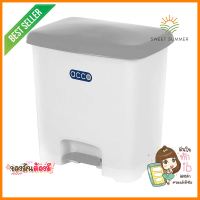 ถังขยะเหยียบเหลี่ยม CHIC ขนาด 30L สีขาว/เทาSQUARE DUSTBIN PEDAL ACCO CHIC 30L WHITE/GREY **ด่วน สินค้าเหลือไม่เยอะ**