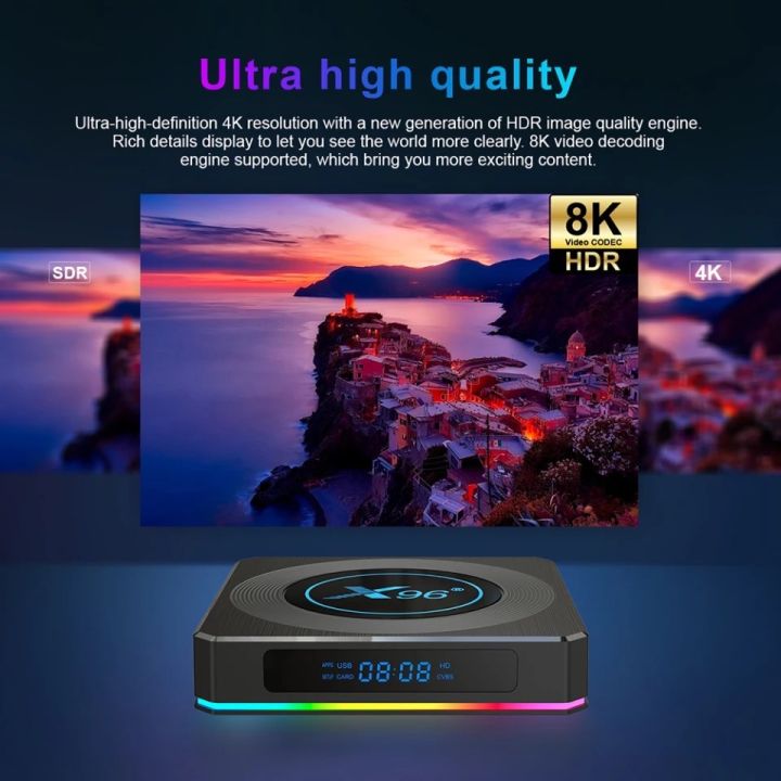 x96-x4สมาร์ททีวีกล่อง-android-11-4gb-32gb-amlogic-s905x4-2-4g-5g-dual-wifi-wifi-wifi-wifi-wifi-100m-4k-ชุดกล่องด้านบน