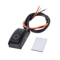 Car Push Button Latching Turn ON OFF Switch for LED Light DC 12V 200mA 2.4W