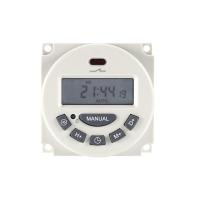 (2ชิ้น) Digital LCD Power Programmable Water Timer Programmable Electronic Timer Switch Relay DC 12V 16A สำหรับชลประทาน Garden Tool