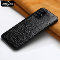 AUOVIEE Genuine Leather Cover Case For Samsung Galaxy S23 S22 S20 FE S21 Ultra S10 S20 Plus Note 20 10A51 A52 5G A71 A72 A50 A21S M31 M51