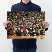 【J047】 The New NBA Star Jordan F Retro Poster Kraft Paper Series Cafe Bedroom Decorative Painting