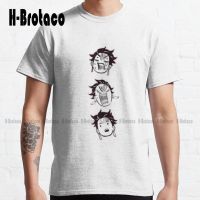 The Slayer Of Demons Trio? Classic T-Shirt Demon Slayer High Quality Cute Elegant Lovely Kawaii Cartoon Sweet Cotton Tee Shirts