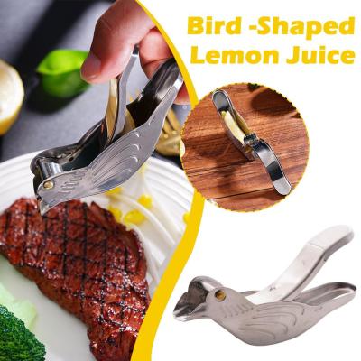Bird Shape Lemon Juicer Stainless Steel Lemon Tea Infuser Leak Juicer Tea Lemon Fruit Net F6V2