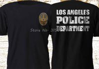 Mens Large T-shirt New Lapd Los Angeles Police Department Swat Black T-Shirt Cotton Tshirt Hip Hop Fitness Men T Shirt Tees【Size 4XL-5XL-6XL】