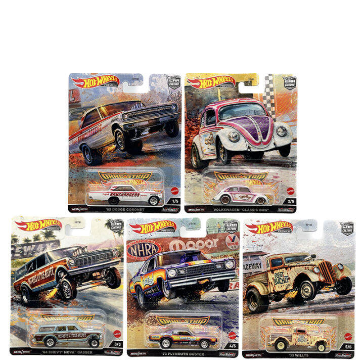 Speed Machines Hot Wheels Car Culture 5-Car Assortment Big J's Garage