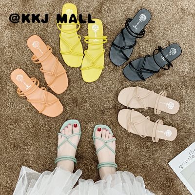KKJ MALL รองเท้า ผู้หญิง รองเท้า แตะ รองเท้าแตะ หญิง รองเท้า แฟชั่น ญ 2022 ใหม่ 012109