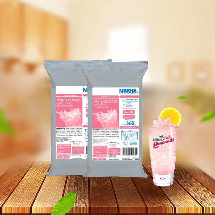 Nestle Pink Lychee Lemonade 200g Lazada