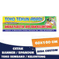 Cetak Banner Toko Sembako Kelontong Spanduk Kios Warung Sembako Minimarket Free Template