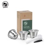 Capsula For Nespresso inox Essenza Mini C30 Reusable Capsule Coffee Filter Stainless Steel Refillable Pods for Cafeteira inissia