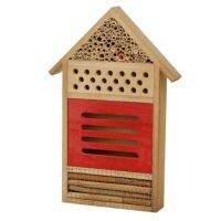 บ้านแมลงไม้โรงแรม Bee Hive Habitat สำหรับ Ladybugs Lacewings Dropshipping