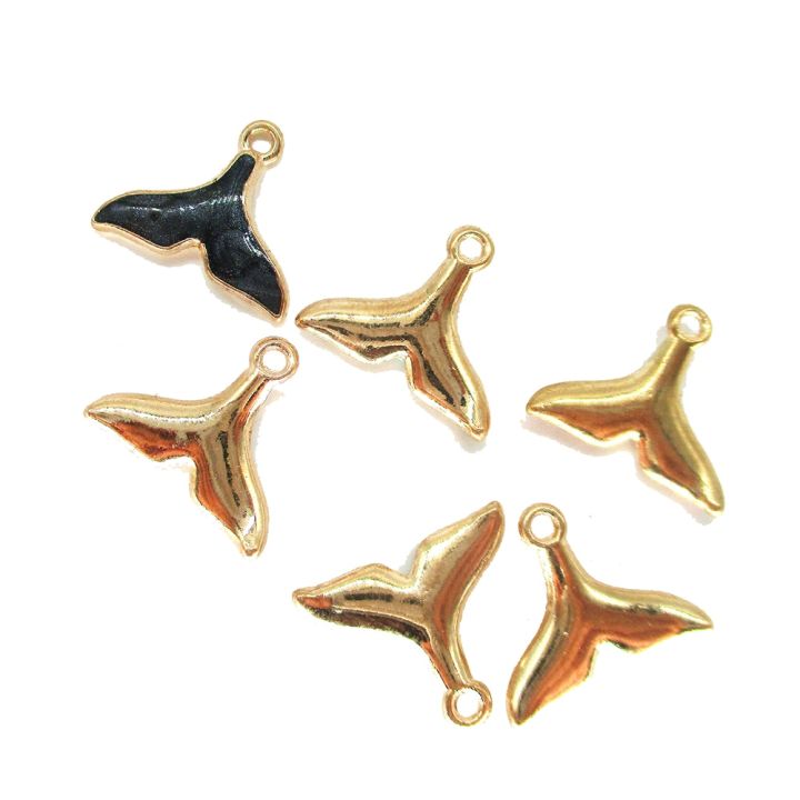 metal-enamel-mermaid-fish-tail-charms-handmade-diy-bracelet-pendants-alloy-earring-jewelry-making-accessories-diy-accessories-and-others