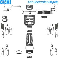 อุปกรณ์เสริมสำหรับ Chevorolet Impala 2006-2013อุปกรณ์เสริมคาร์บอนไฟเบอร์ช่องลมเกียร์สติกเกอร์ตกแต่งภายในรถ