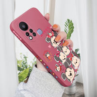 Case4you สำหรับ Infinix Hot 11 Hot Play 11S Hot 11S NFC 11S Hot 2022การ์ตูนดีไซน์น่ารักรูปแบบขอบซิลิโคนกล้องเต็มป้องกันเคส