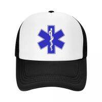 Punk Emt Life Star Baseball Caps ผู้ชายและผู้หญิง Breathable Care Truck Driver หมวกกลางแจ้ง