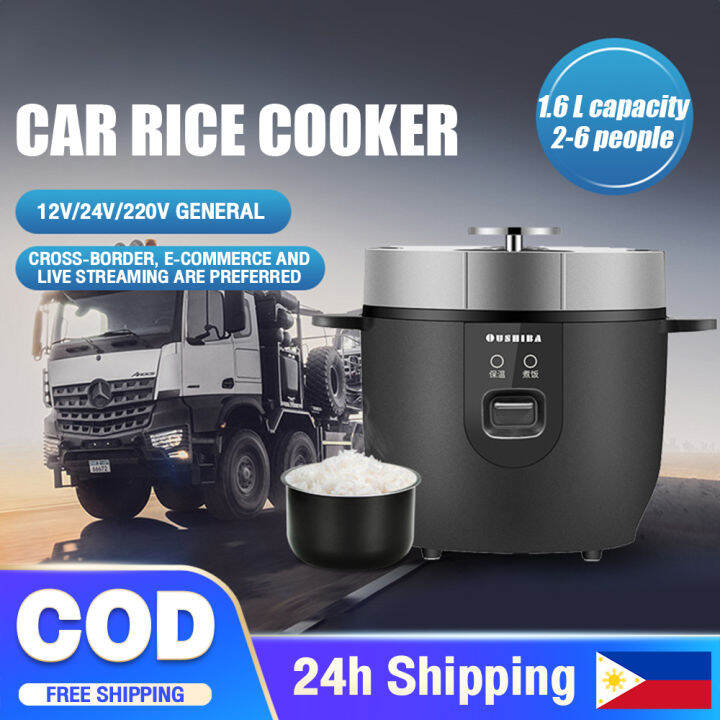 Bocland 2L Rice Cooker 2L Truck Rice Cooker Car Rice Cooker 24v Mini