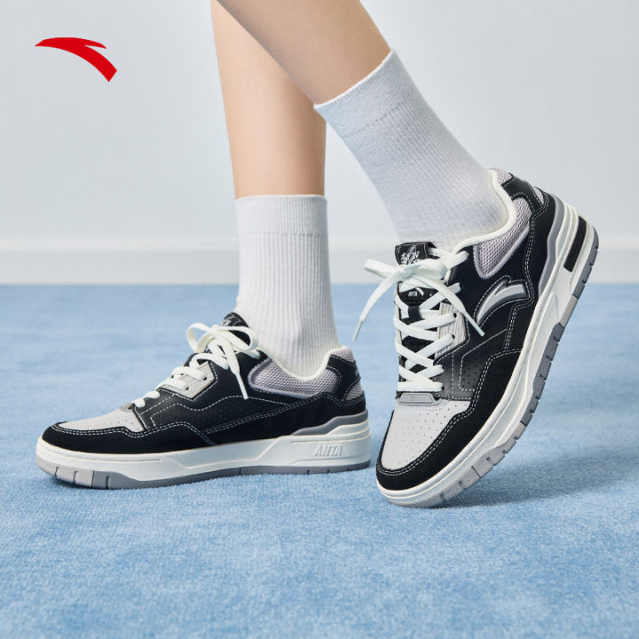 anta-flame-รองเท้าเสื้อฮู้ดผู้ชายน้ำหนักเบาสำหรับผู้หญิงรองเท้าสเก็ต-eva-กันลื่นสำหรับฟิตเนสลำลองไลฟ์สไตล์122328081-3ขา