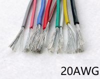 【☸2023 New☸】 fka5 สายซิลิโคนมีความยืดหยุ่น20awg ฉนวนดีบุกซิลิกาเจลสายไฟฟ้าทองแดงนิ่มทนความร้อนแกนสายทดสอบ3000V