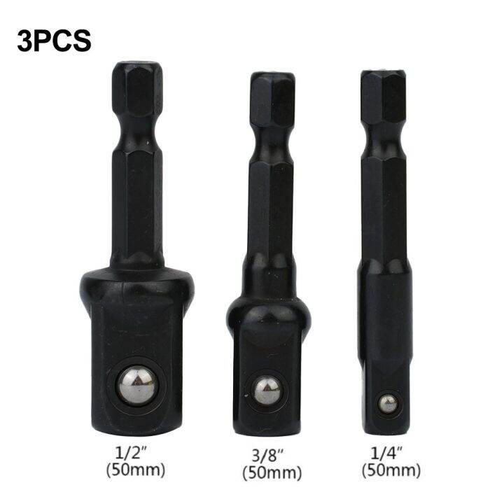 3pc Hex Shank Extension Bar Set Socket Adapters for Electric Screwdrivers Lazada PH