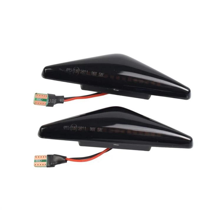2 PCS Dynamic Side Signs Streaming Turn Side Lights Side Side Lights Car Accessories ABS Car For Ford Mondeo 2000-2007 MK1 1998-2004