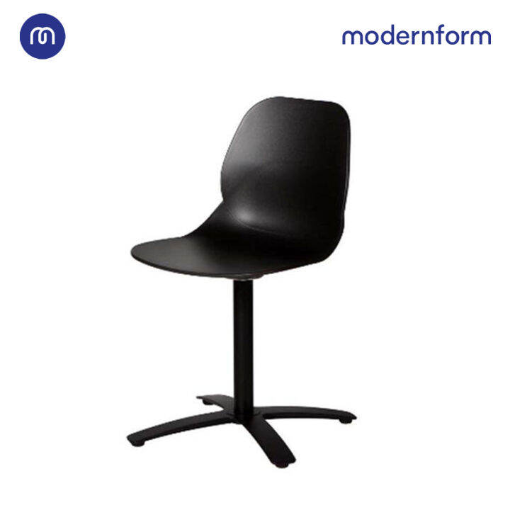 modernform-เก้าอี้เอนกประสงค์-เก้าอี้สัมมนา-เก้าอี้ทำงาน-เก้าอี้จัดประชุม-รุ่น-ct618-สีดำ-บอดี้พลาสติก-น้ำหนักเบาทนทาน-ขาเหล็ก