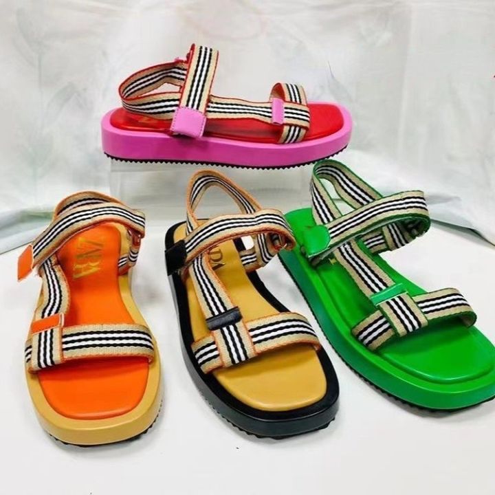 ขายดีที่สุด-ioztt2023-ladies-shoes-on-sale-2023-new-soft-non-slip-women-39-s-sandals-buckle-foam-sole-durable-outdoor-beach-sandalias
