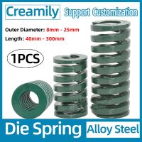 【LZ】 Creamily 1PCS Green Heavy Load Spiral Stamping Compression Mould Die Spring Outer Diameter 8mm-25mm Length 20mm-300mm